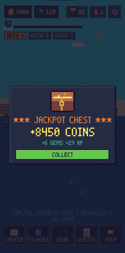 Daily streak jackpot chest